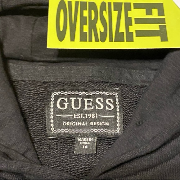 BNWT Guess Black Oversized Hoodie - Picture 7 of 7